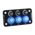 thumbnail image 1 of Prises et Interrupteurs Multiport 6 Positions Accessoires de Camping pour Voiture Bouton Marche/arrêt Caravane Interrupteur à Bascule 12 V pour Autocaravane VR, Variété de Caractéristiques, 1 of 7
