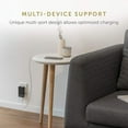 thumbnail image 5 of Native Union Smart Hub PD 45W – Power Delivery Enabled Fast-Charging 3-Port USB-A & USB-C Wall Charger – Compact Design with Dust-Repellent Silicone, Foldable Pins & Includes Travel Adapters (Slate), 5 of 7