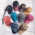 thumbnail image 5 of HSHDLDF Men Women Plain Cotton Vintage Washed Twill Low Profile Baseball Cap Adjustable Distressed Dad Hat, 5 of 5