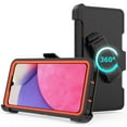 thumbnail image 5 of NIFFPD Samsung Galaxy A33 5G Case with Screen Protector Full-Body Shockproof Phone Case for Galaxy A33 5G with Belt-Clip Holster Black&Orange, 5 of 7