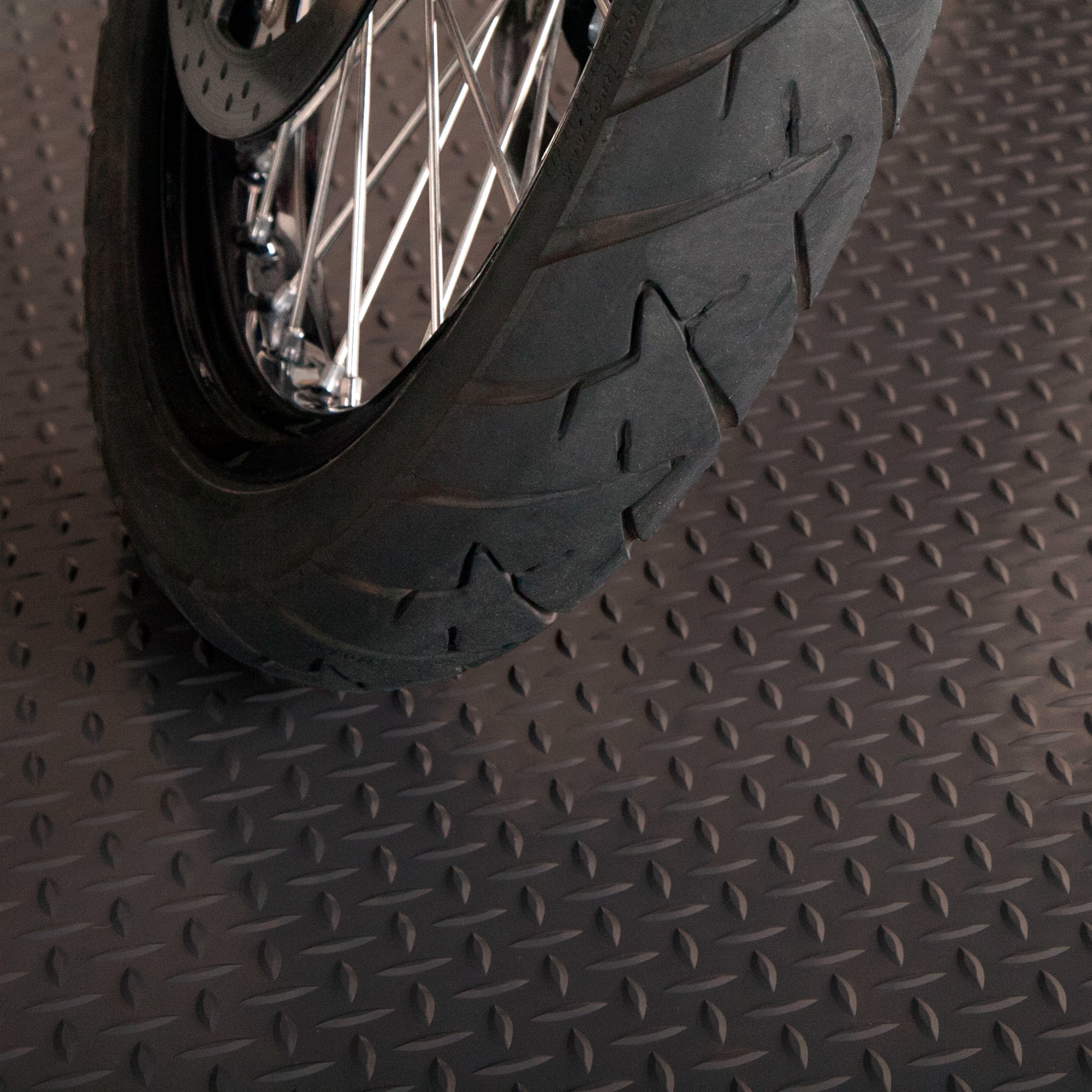 G-Floor Vinyl Diamond Tread Trailer Flooring Cover - Slate Grey