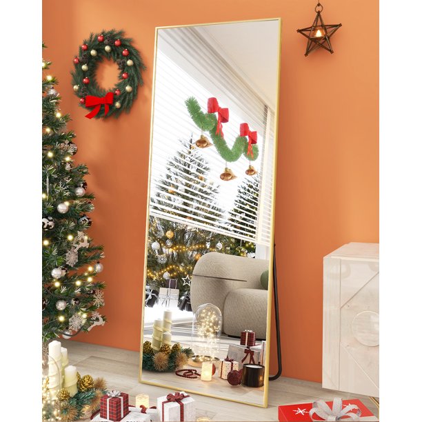 BEAUTYPEAK Full Length Floor Mirror 58"x18" Rectangle Full Body