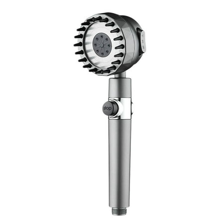 XZNGL Low Water Pressure Shower Head Three Block Rub Dual Purpose