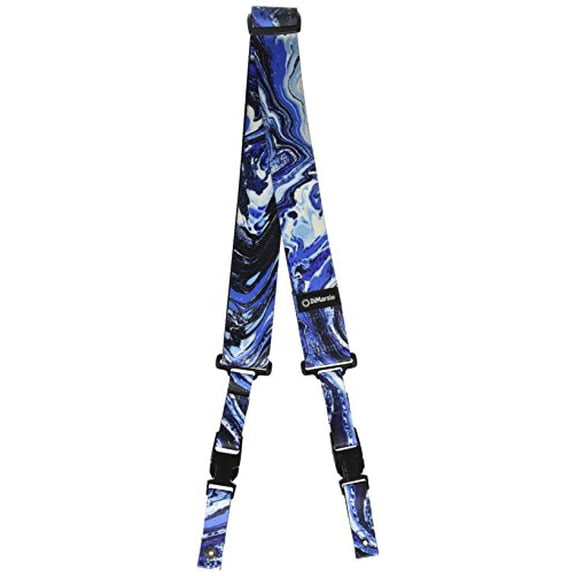 DiMarzio Steve Vai Cliplock Guitar Strap Blue Universe