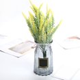 thumbnail image 4 of EIMELI 2Pcs 5-fork Simulation Lavender Artificial Flowers for Home Wedding Decoration, 4 of 8