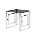 thumbnail image 3 of Best Master Mallory Stainless Steel and Smoked Glass End Table in Gold, 3 of 3