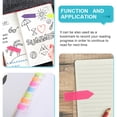 thumbnail image 2 of KAKOWELY Notes Stickers 5 Bags Notebook Marking Stickers Notes Label Decals Highlight Points Labels4.92"X2.17"X0.2", 2 of 5