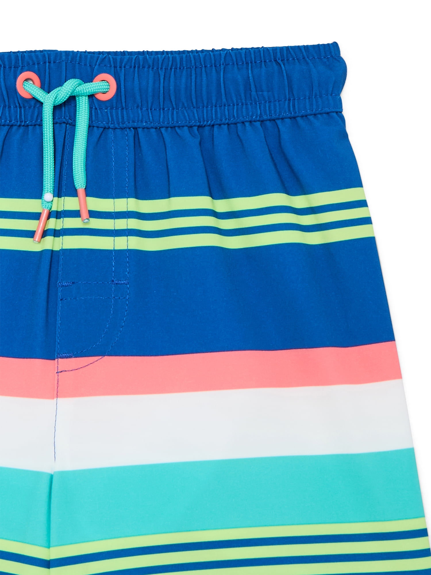 Wonder Nation Baby and Toddler Boys Quick Dry Swim Trunks with UPF 50, Sizes 12M-5T