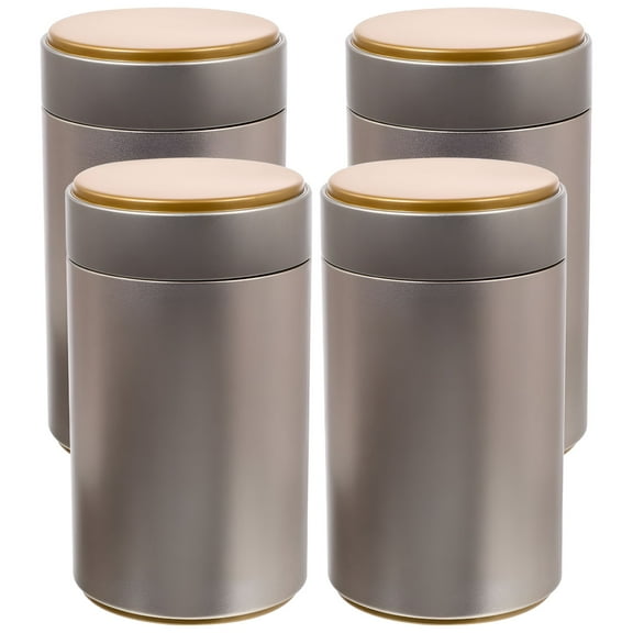 ACDANC Airtight Coffee Container Tea Tin Canisters with Lids (4PCS)