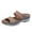 Gray, variant on JeashCHAT Womens Sandals Open Toe Two Band Slip On Platform Wedge Slide Sandals Casual Summer Sandals Slippers Comfortable Dress Walking Shoes