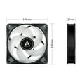 thumbnail image 3 of Arctic Cooling P14 PWM PST A-RGB Cooling Fan, 1 Pack, 3 of 6