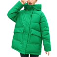 thumbnail image 2 of Puntoco Chaqueta De Invierno De Algodón Para Mujer Con Capucha, Cintura Y Felpa Para Superar El Abrigo Exterior Puntoco Puntoco-1, 2 of 4