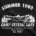 thumbnail image 2 of Mens Summer 1980 Men Funny T shirt Graphic Camping Vintage Cool 80s Novelty Tees Graphic Tees, 2 of 8