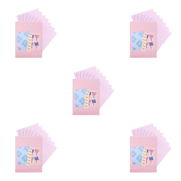Minnieouse 1 caja de hojas absorbentes, herramientas de maquillaje de belleza portátiles, hojas secantes faciales naturales refrescantes, Tipo7 5Conjunto
