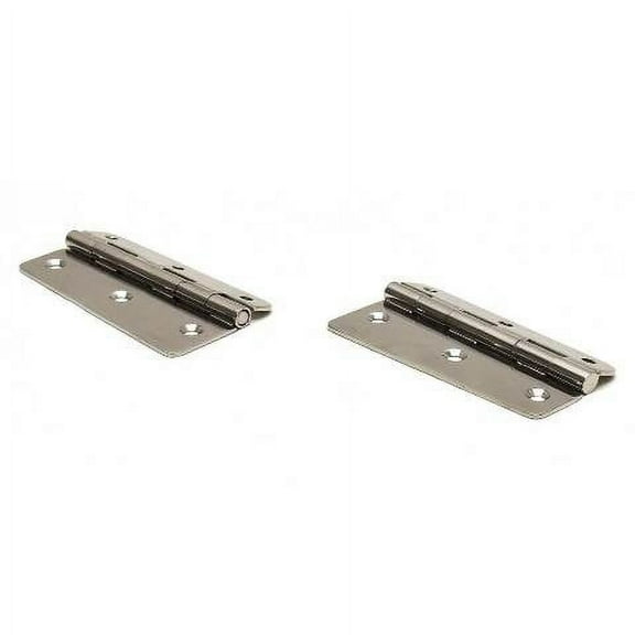 Challenger Boat Angled Hinge 220873 | Mirrored Stainless (Set of 2)
