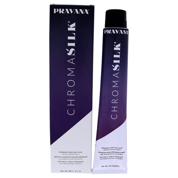 Tinte para cabello en crema ChromaSilk, 4,45 marrón caoba cobrizo, de Pravana, unisex, 3 oz Pravana Pravana ChromaSilk Creme Hair Color - 4.45 Copper Mahogany Brown Color de pelo Unisex 3oz