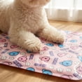 thumbnail image 2 of Dog Cooling Mat, Water Injectable Hydrogel Ice Mat for Dogs Cats, Pressure Activated Self Cooling Pet Pad, No Freeze Required, Washable Crate Mat for Kennel Floor，Pink, 2 of 4
