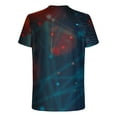 thumbnail image 4 of Leesechin Mens Fitted T Shirts Clearance Cool Graphic Tee for Men Digital Print, 4 of 5