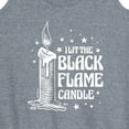 thumbnail image 3 of Hocus Pocus - I Lit The Black Flame Candle - Women's Racerback Tank Top, 3 of 5