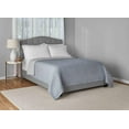 thumbnail image 1 of Mainstays Garment Wash Adult Matelasse Quilt, Grey, Double Queen, 1 Piece, 1 of 4