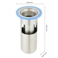 thumbnail image 6 of Stainless Steel Shower Floor Drain Bathroom Drainage Gully Core Thicken(Large 304 Long), 6 of 8