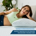 thumbnail image 5 of MOLECULE Infinity PRO Cooling Gel Memory Foam Adjustable Pillow, Standard, 5 of 7