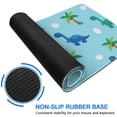 thumbnail image 6 of Long Mouse Pads for Desk,Light Blue Dinosaurs Palms Eggs Pattern Desk Mats on Top Of Desks, Desk Mouse Pad Extra Large with 3mm Non-Slip Base and Stitched Edge for Gaming,Office,Work,Home 31.5"x11.8", 6 of 6