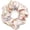 Pink Flower, variant on Pure Silk Scrunchies, Mulberry Silk Hair Elastic for Women, Anti-Crease, Gentle Hair, 1 count, Flower