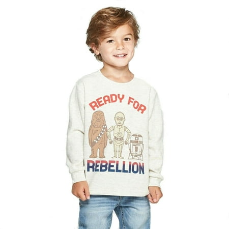 

Star Wars Long Sleeve Infant Boys Ready for Rebellion Shirt - size 12 Month