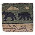 thumbnail image 2 of De Leon Collections 62072 60 x 50 in. Bear Camp Woodland Patchwork Decorative Throw Quilt Blanket, Multi Color, 2 of 4