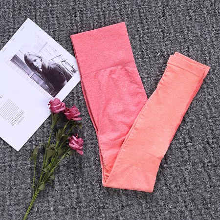 

Women 2019 Ombre Gym Yoga Shockproof Sports Bra Leggings Sportswear Fitness Suit