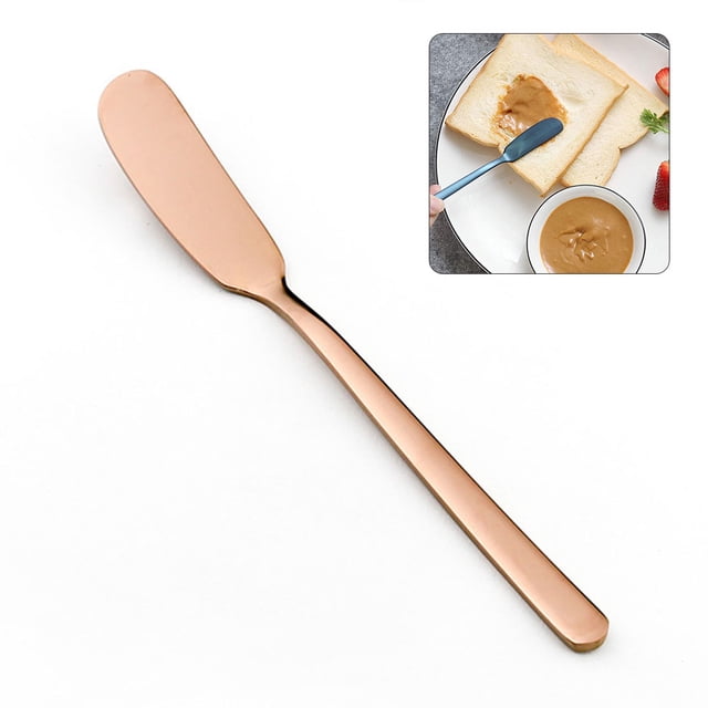 Cheese 304 Stainless Steel Butter Spreader Knives Cheese Dessert Jam Spreaders Cream Cutlery Breakfast Tool