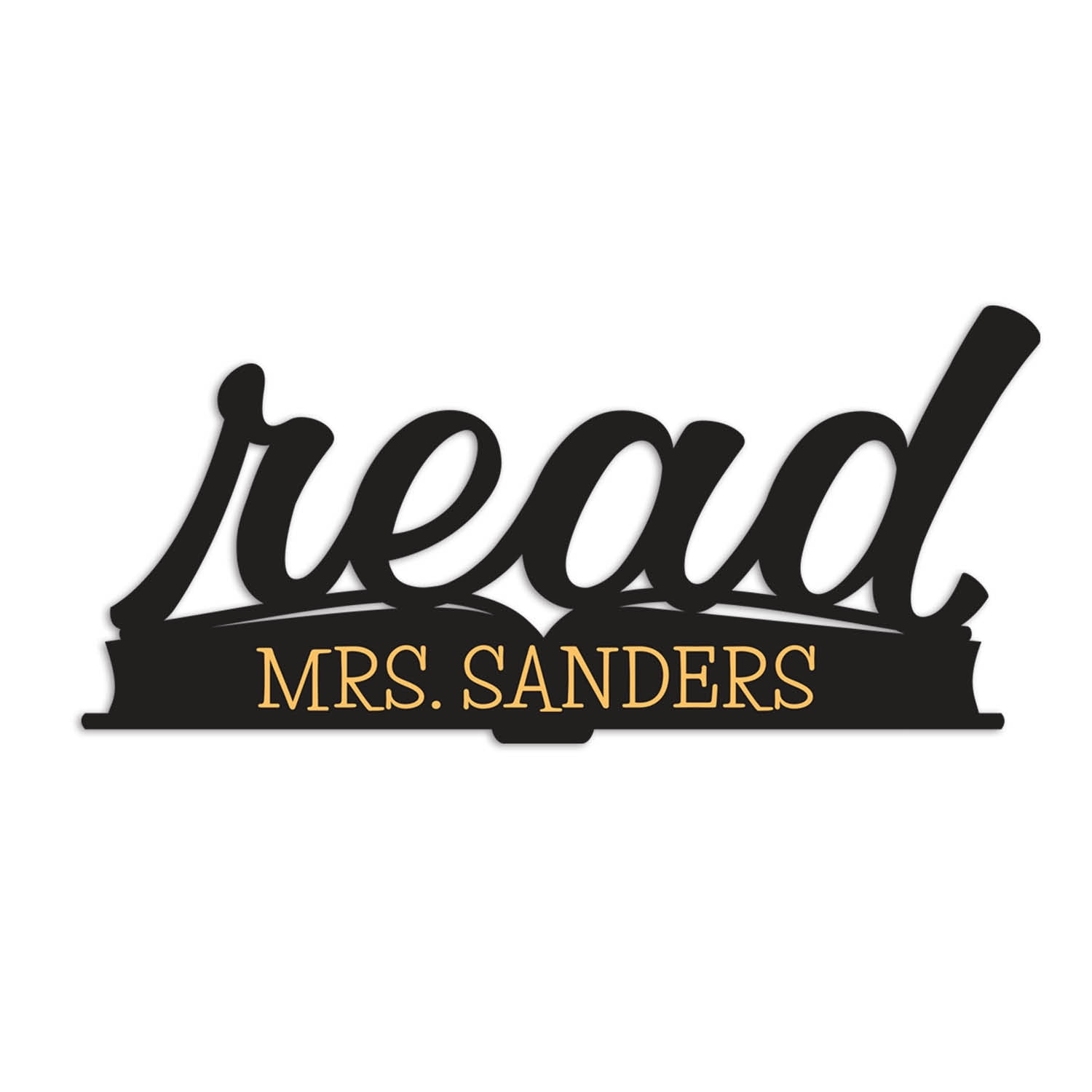 Personalized Read Wooden Plaque