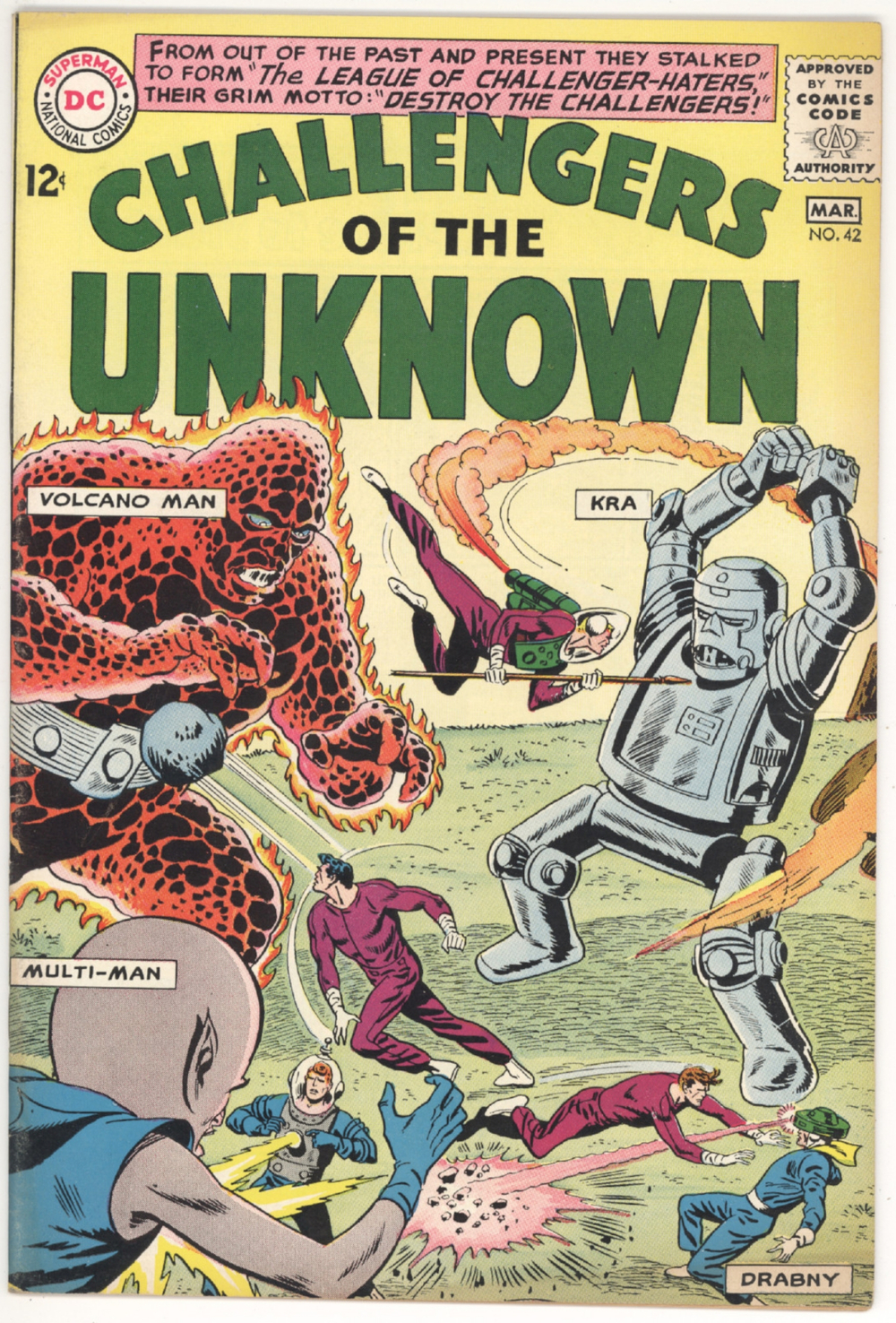 Cover of Challengers of the Unknown #42