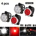 thumbnail image 1 of QJUHUNG Bike Light Front & Rear TailLamp Bright Bike Light For Night Riding Bicycle Light High USB Rechargeable Bicycle Headlight Set Bike Headlight For Adult Kid Mountain Bike, 1 of 7