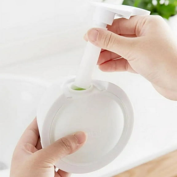 Wall Detergent Dispenser Touchless Wall Mounted Soap Dispenser Refillable Manual Liquid Container No White PP 