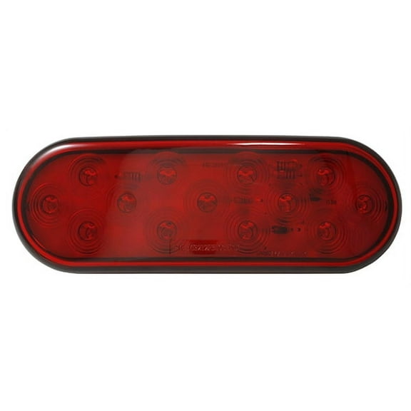 Grote STT5000RPG - Stop, Tail, Turn Lamp, Red, 6", LED, Oval