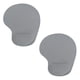 thumbnail image 1 of Paquete de 2 alfombrillas de ratón ergonómicas con cómodo soporte para reposamuñecas para aliviar el dolor al escribir fácilmente, color gris duradero, 1 of 5