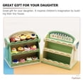 thumbnail image 3 of MasteelfCA 2pcs Mini House Supermarket Shelf Model Simulation Store Shelf Doll House Layout Shelf Model, 3 of 7