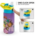 thumbnail image 4 of Rugrats Kids Water Bottle Stainless Steel Vacuum Insulated Water Cup With Covered Pop-Up Straw, 4 of 8