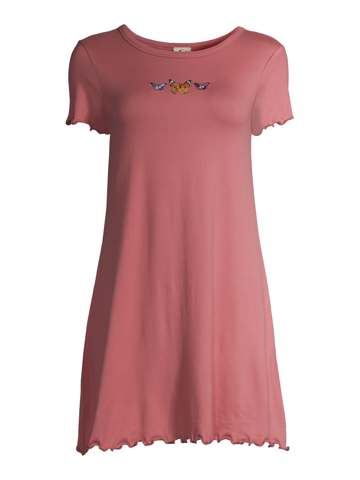 Vine & Valley Junior Fit & Flare T-Shirt Dress - Walmart.com