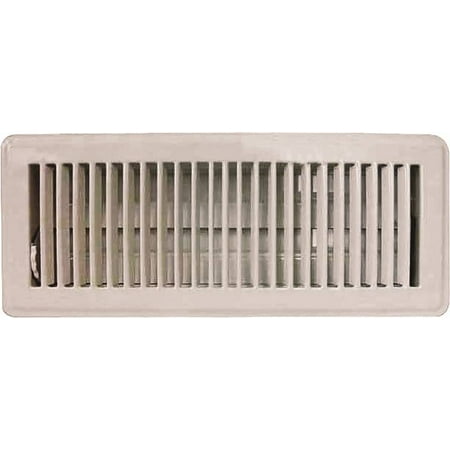 

Mintcraft FR01-4X12W Floor Register 4 in H x 12 in W Steel White