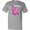 AC-Heather Grey, variant on Inktastic I Love Hippos with Pink Hippo and Flowers T-Shirt