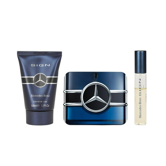 Set de regalo de colonia Mercedes Benz Sign para hombre, 100 ml, 3 unidades