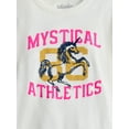 thumbnail image 2 of Wonder Nation Girls Embellished Tee with Long Sleeves, Sizes 4-18 & Plus, 2 of 3