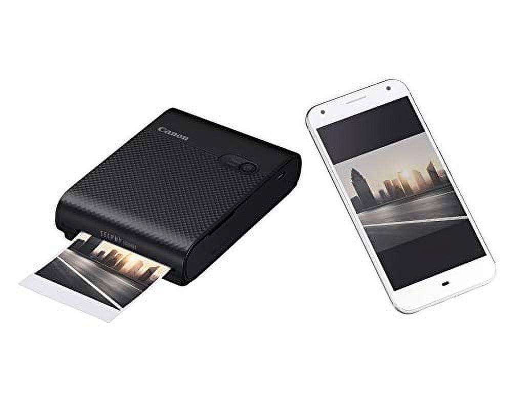 Canon SELPHY QX10 Portable Square Photo Printer for iPhone or Android, Black - (International Version)