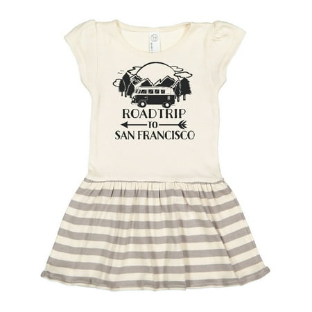 

Inktastic Road Trip To San Francisco Gift Toddler Girl Dress