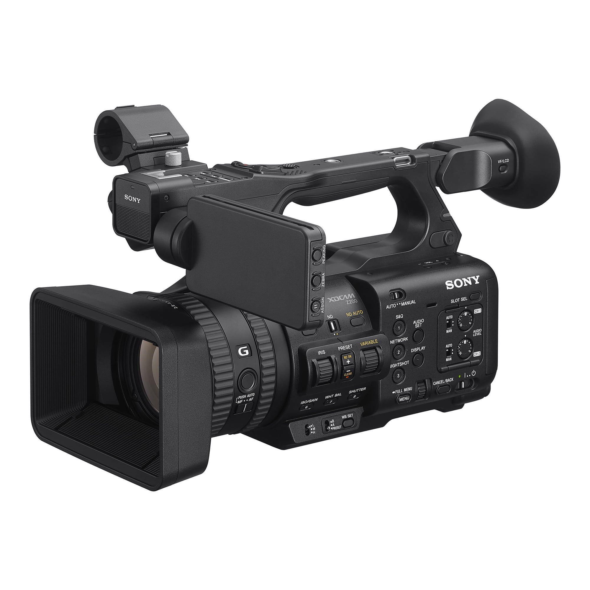 Sony PXW-Z200 Handheld 4K Camcorder, 20x Zoom, ND Filter (International Model)
