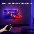 thumbnail image 5 of Lumina Pro Tv Immersion Kit,TV Backlight LED 16.4ft - TV Backlight Sync to Screen PC Monitor for 55-65 inch Screens,RGB LED Strip Lights Cuttable with Sensor Smart App Control,Game & Music Sync, 5 of 7