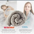 thumbnail image 3 of DEGREES OF COMFORT WEIGHTED BLANKET 30 LBS, KING SIZE, DC51-0010 - GRAY, 3 of 13